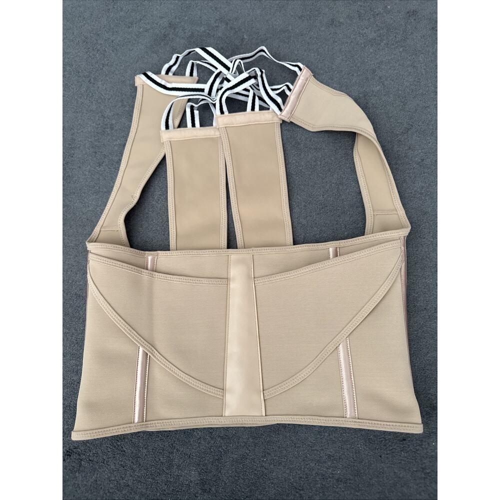 Curvy Faja, Posture Corrector Vest in Tan, XXL